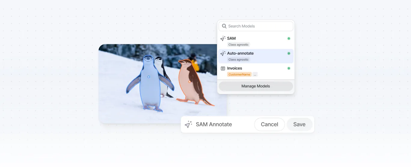 Segment Anything Model (SAM) Integration in V7 AutoAnnotate